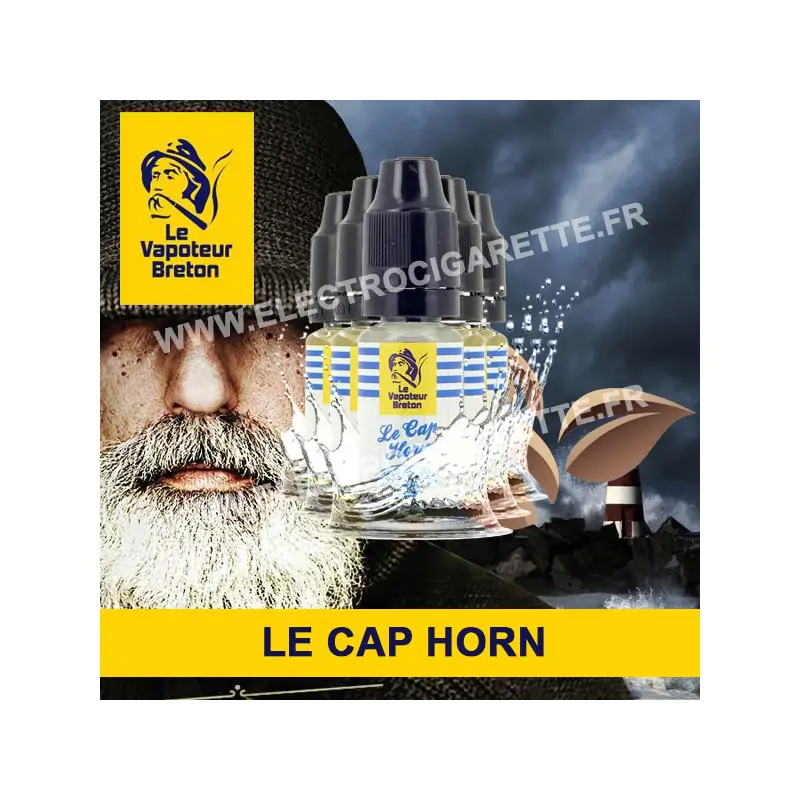 Pack de 5 x Le Cap Horn - L'Authentic - Le Vapoteur Breton - 10 ml
