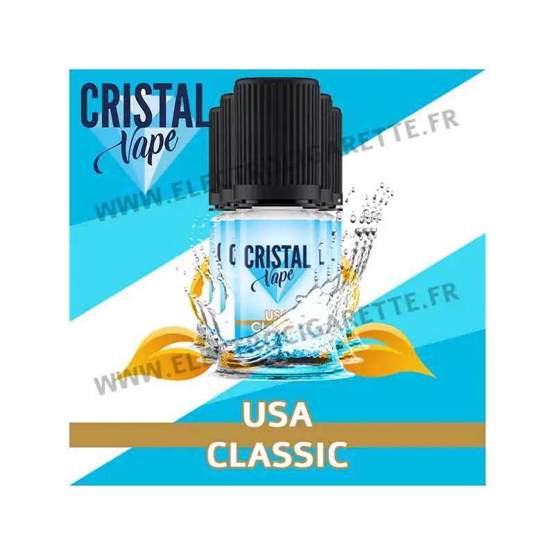 Pack de 5 x USA Classic - Cristal Vapes - 10ml