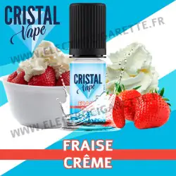 Fraise Crème - Cristal Vapes - 10ml