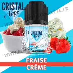 Pack de 5 x Fraise Crème - Cristal Vapes - 10ml