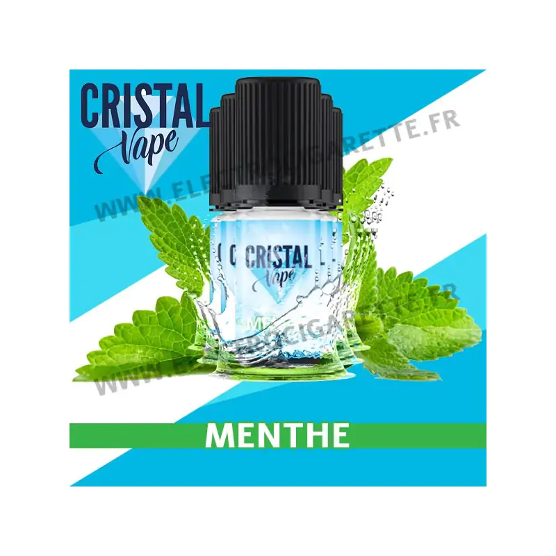 Pack de 5 x Menthe - Cristal Vapes - 10ml