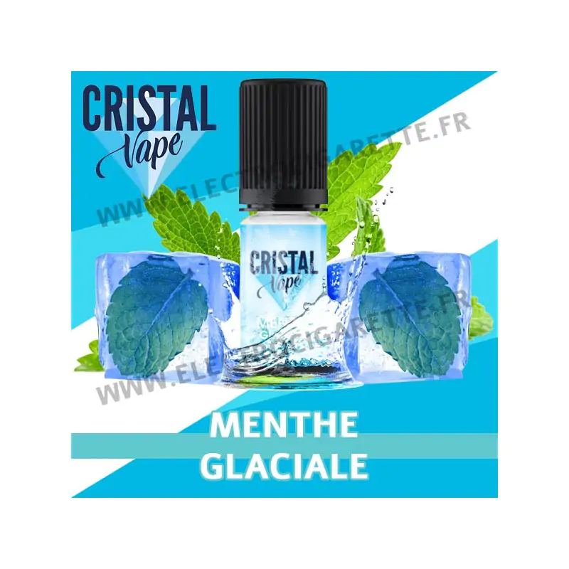 Menthe Glaciale - Cristal Vapes - 10ml