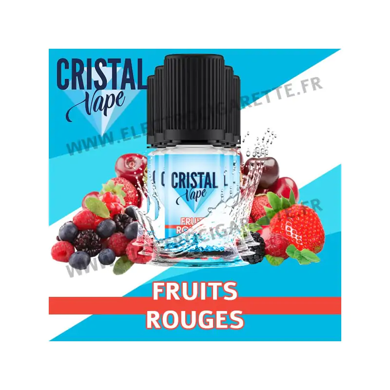 Pack de 5 x Fruits Rouges - Cristal Vapes - 10ml