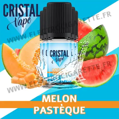 Pack de 5 x Melon Pastèque - Cristal Vapes - 10ml