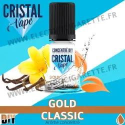Gold Classic - Arôme concentré - Cristal Vapes - 10ml - DiY