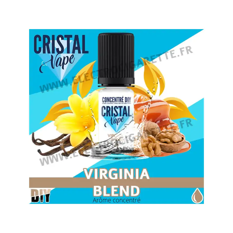 Virginia Blend - Arôme concentré - Cristal Vapes - 10ml - DiY