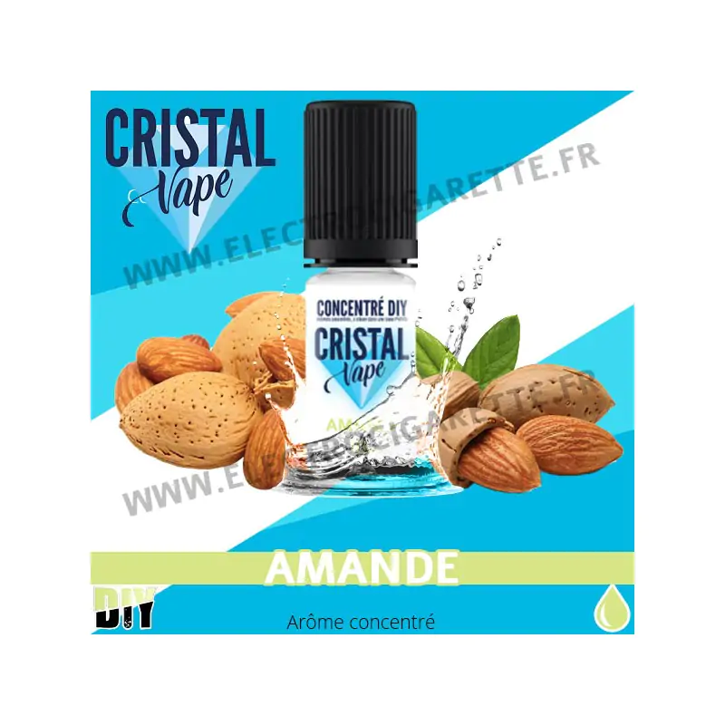 Amande - Arôme concentré - Cristal Vapes - 10ml - DiY