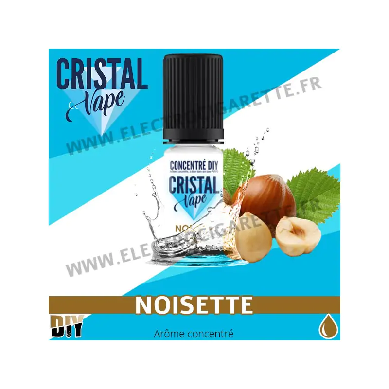 Noisette - Arôme concentré - Cristal Vapes - 10ml - DiY