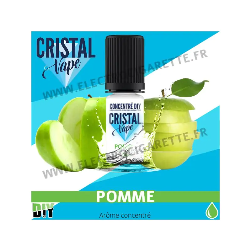 Pomme - Arôme concentré - Cristal Vapes - 10ml - DiY