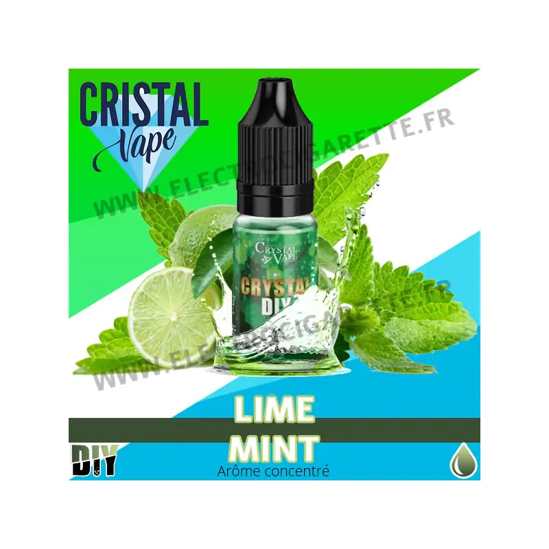 Lime Mint - Arôme concentré - Cristal Vapes - 10ml - DiY