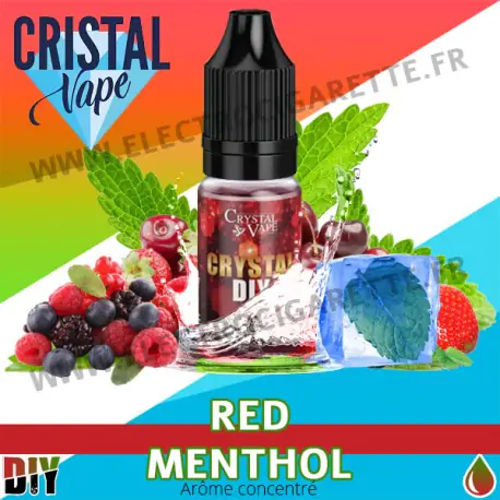 Red Menthol - Arôme concentré - Cristal Vapes - 10ml - DiY
