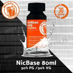 Base - MixandGo - Chemnovatic - 80 ml - 50% PG / 50% VG