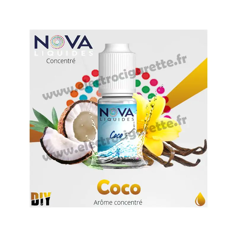 Coco - Arôme concentré - Nova Original - 10ml - DiY