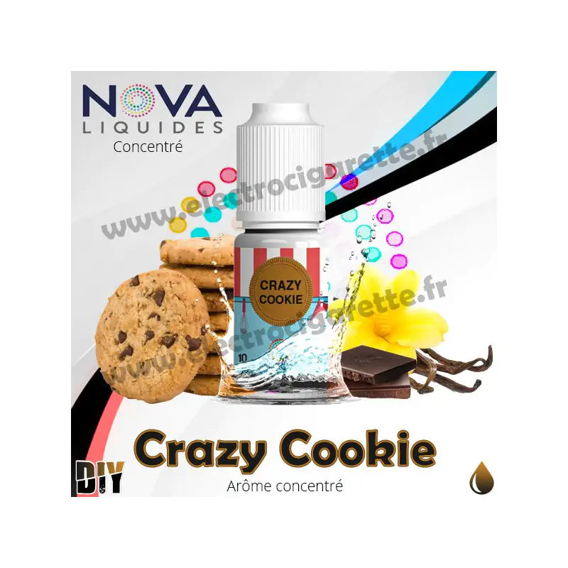 Crazy Cookie - Arôme concentré - Nova Premium - 10ml - DiY