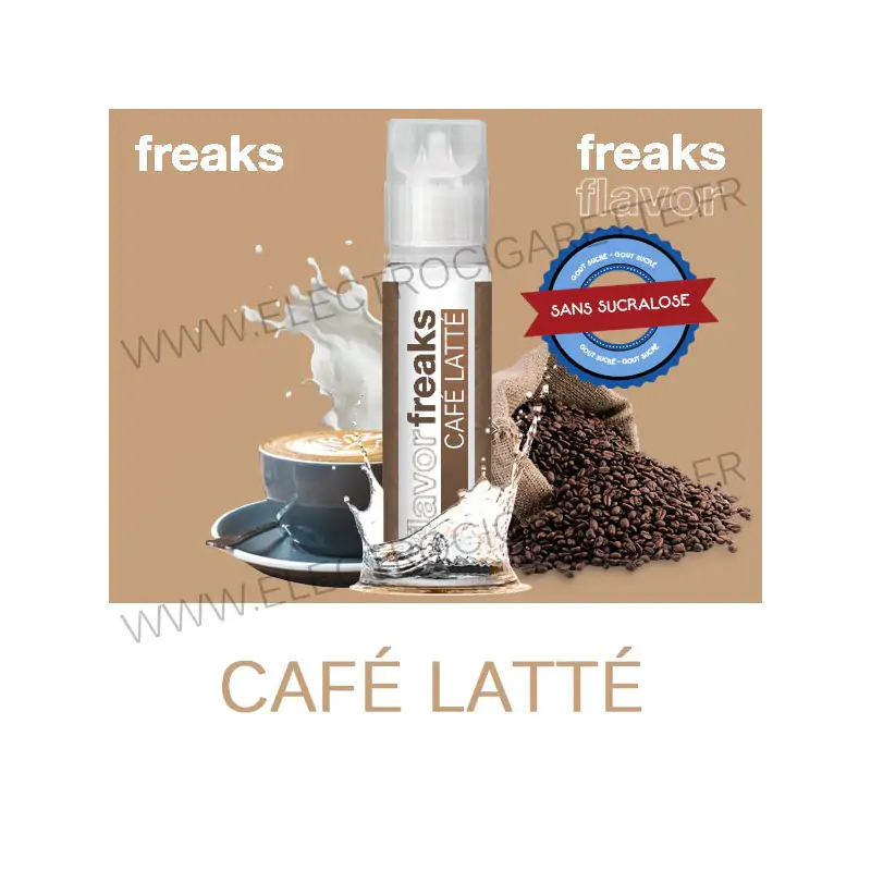 Café Latté - Freaks - ZHC 50ml - Sans sucralose