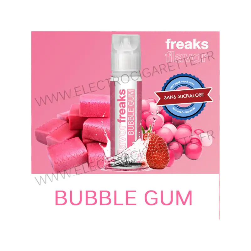 Bubble Gum - Freaks - ZHC 50ml - Sans sucralose