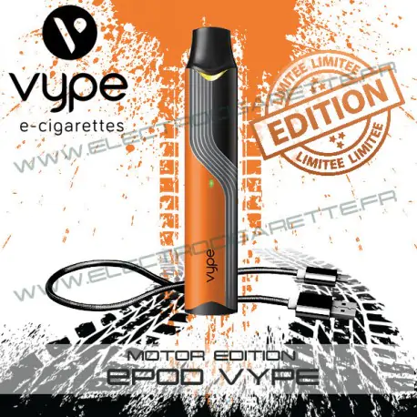 Batterie ePod Orange Motor Edition avec 1 x câble USB - Vype