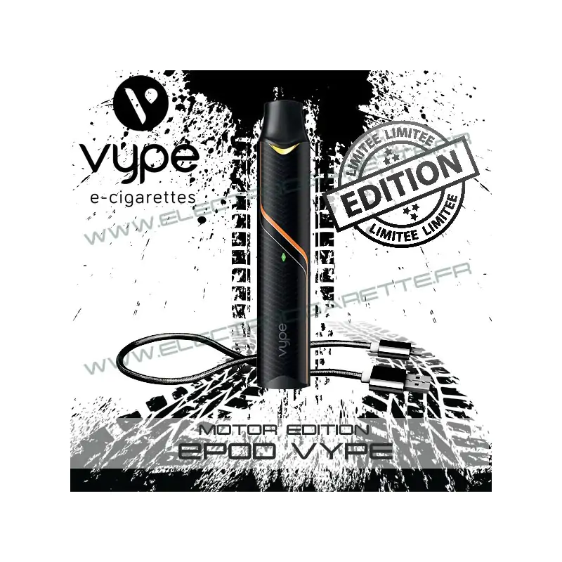 Batterie ePod Noir Motor Edition avec 1 x câble USB - Vype