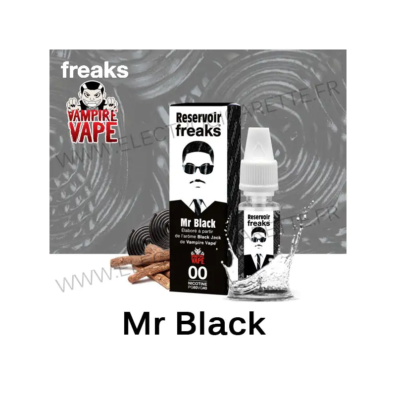 Mr Black - Réservoir Freaks - Vampire Vape - 10 ml