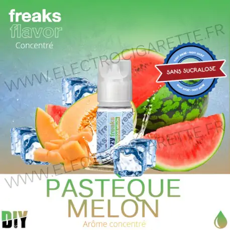 Pastèque Melon - Freezy Freaks - 30 ml - Arôme concentré DiY - Sans sucralose