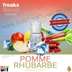Pomme Rhubarbe - Freezy Freaks - 30 ml - Arôme concentré DiY - Sans sucralose