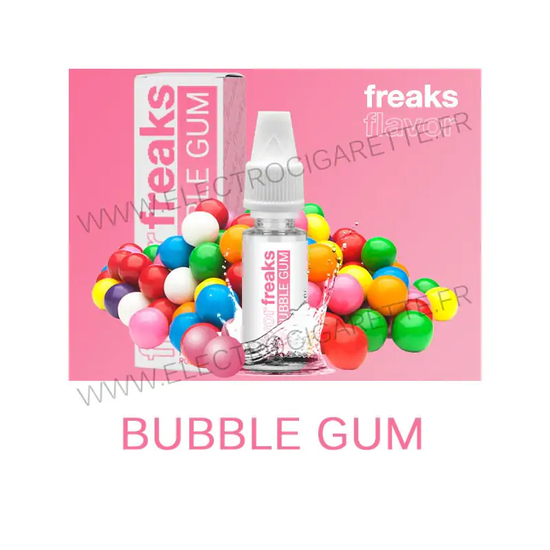 Bubble Gum - Flavor Freaks - 10 ml - Sans sucralose