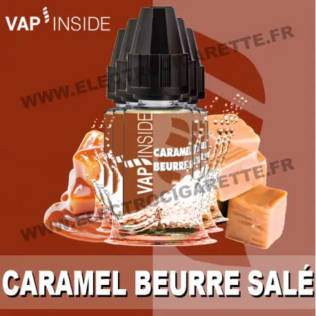 Pack de 5 x Caramel Beurre Salé - Vap Inside - 10 ml