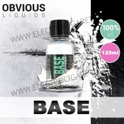 Base 100% VG - 0 mg - Obvious Liquids - 125ml