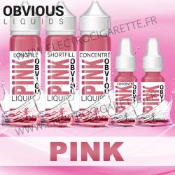 Pink - Obvious Liquids - 10ml - DiY 10 et 60ml - Shortfill 50ml - Longfill 50ml