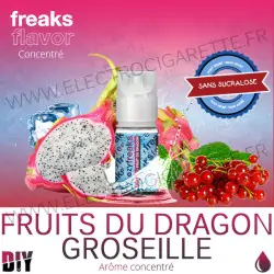 Groseille Fruit du Dragon - Freezy Freaks - 30 ml - Arôme - Sans sucralose