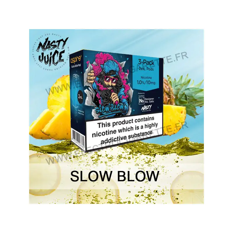 Slow Blow - Capsule Pré-Remplie Gusto Mini Pod - Aspire