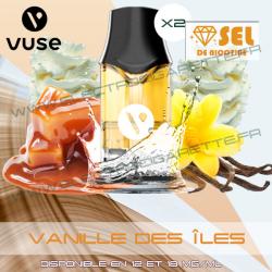 2 x Capsules Vanille des Îles - Pod VPro ePod - 2ml - Vuse