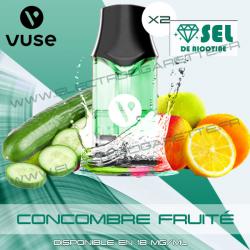 2 x Capsules Concombre Fruité - Pod VPro ePod - 2ml - Vuse