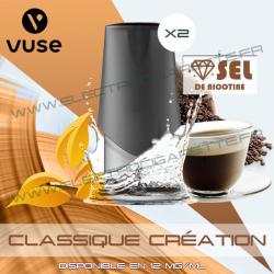 2 x Capsules Vype ePen 3 Pro Classique Création - Vuse - Sel de nicotine