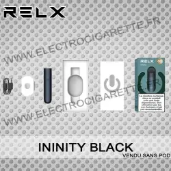 Cigarette électronique Infinity - Noir - Contenu - Relx
