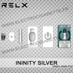 Cigarette électronique Infinity - Silver - Contenu - Relx