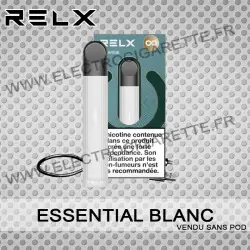 Cigarette électronique Essential - Relx - Couleur Blanc