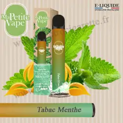 Tabac Menthe - Ma petite vape - Vape Pen - Cigarette jetable