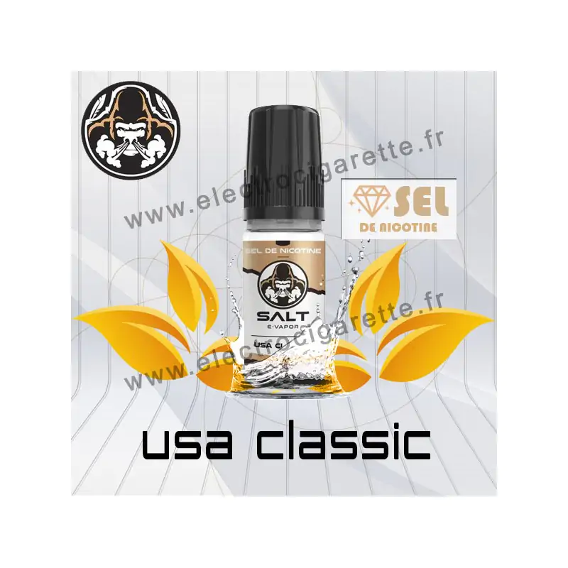USA Classic - Salt E-vapor - Aux sels de nicotine - New design