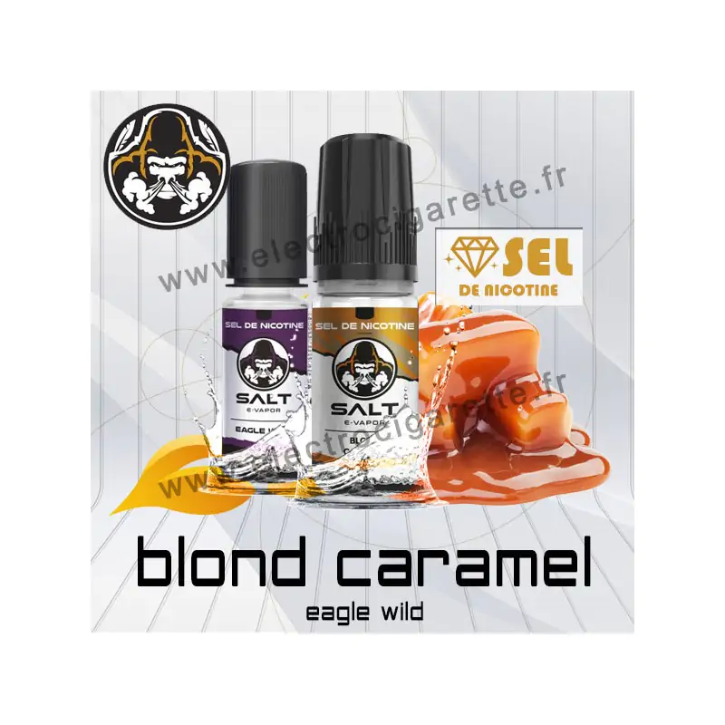 Blond Caramel (ex Eagle Wild) - Salt E-vapor - Aux Sels de Nicotine