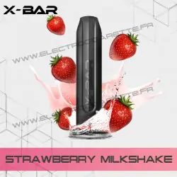 Strawberry Milkshake - X-Bar - Vape Pen - Cigarette jetable