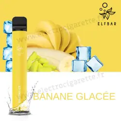 Banane Glacée - Elf Bar 600 - 550mah 2ml - Vape Pen - Cigarette jetable