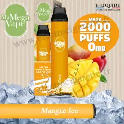 Mangue Ice - Ma mega vape - Vape Pen - Cigarette jetable - Sans Nicotine