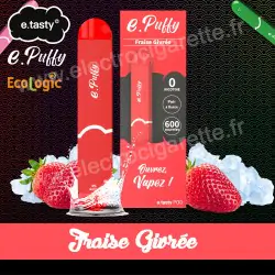 Fraise Givrée - e.Puffy - e.Tasty - Vape Pen - Cigarette jetable