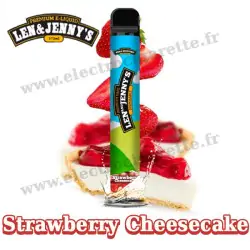 Strawberry Cheesecake - Len and Jenny's - Vape Pen - Cigarette jetable