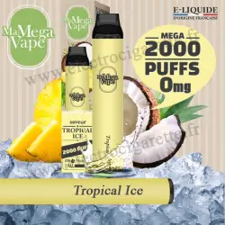 Tropical Ice - Ma mega vape - Vape Pen - Cigarette jetable