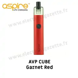 Kit AVP Cube Pod - 1300mah - 3.5ml - Aspire - Couleur Garnet Red