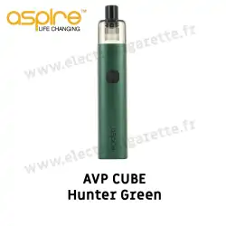 Kit AVP Cube Pod - 1300mah - 3.5ml - Aspire - Couleur Hunter Green