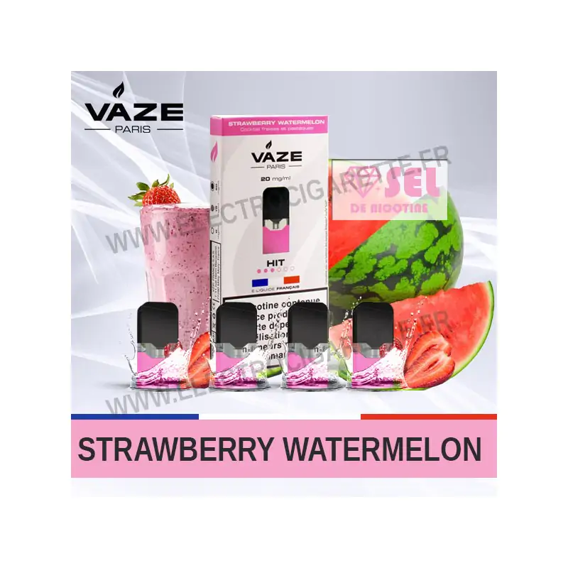 Strawberry Watermelon - 4 x Vaze Pod Pré-remplie - Vaze Pod