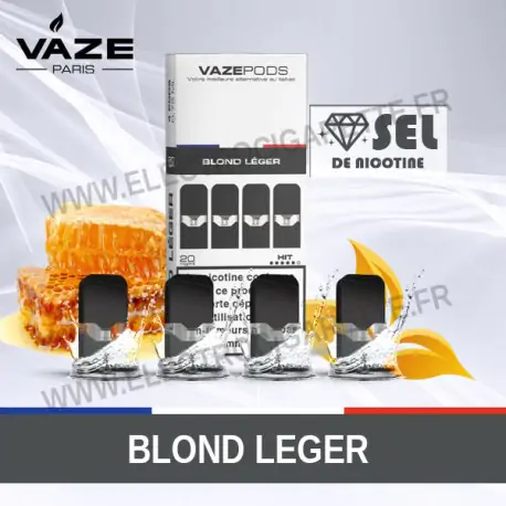 Blond Léger - 4 x Vaze Pod Pré-remplie - Vaze Pod